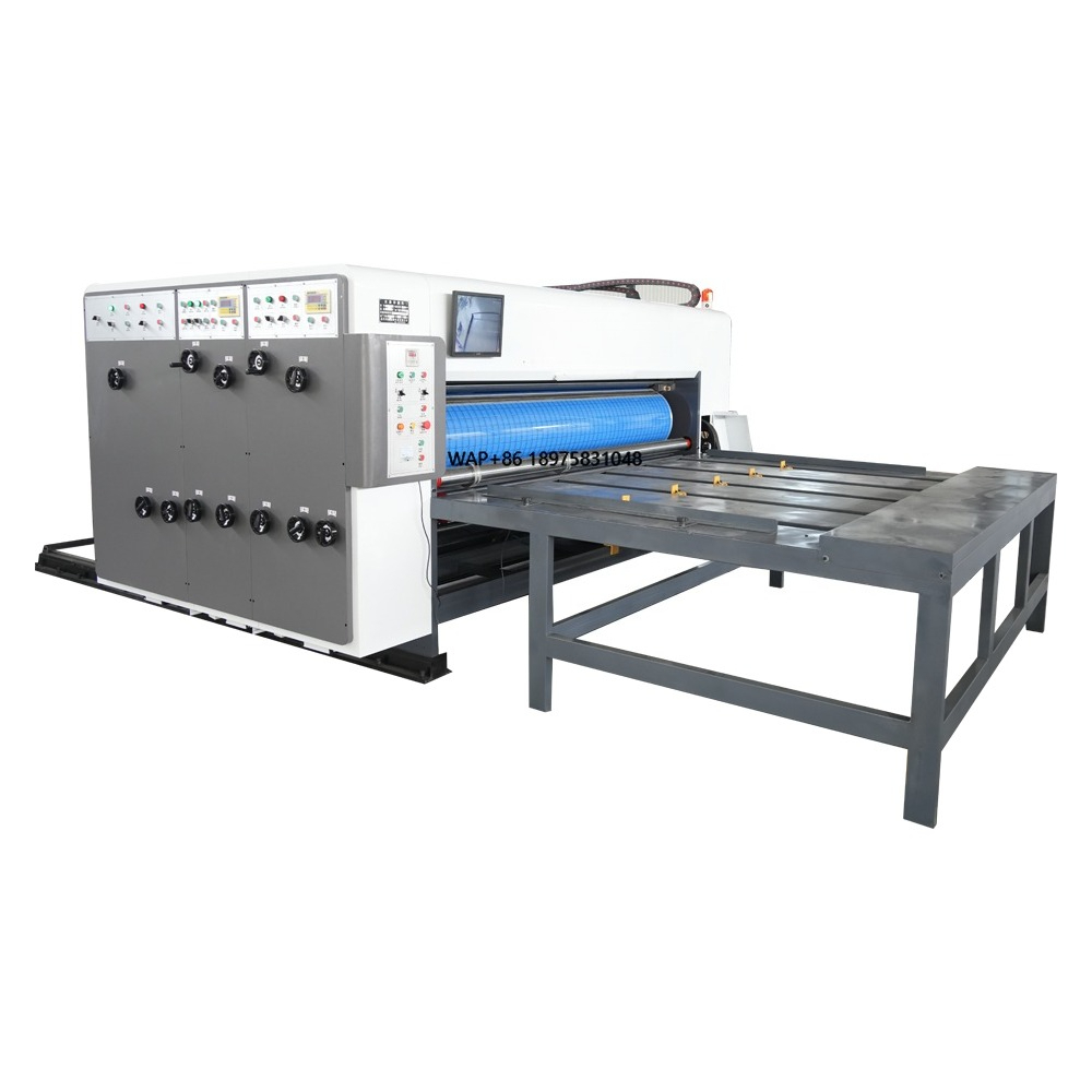 Die Cutting Machine - آلة طباعة وتقطيع وتشقيق للكرتون شبه