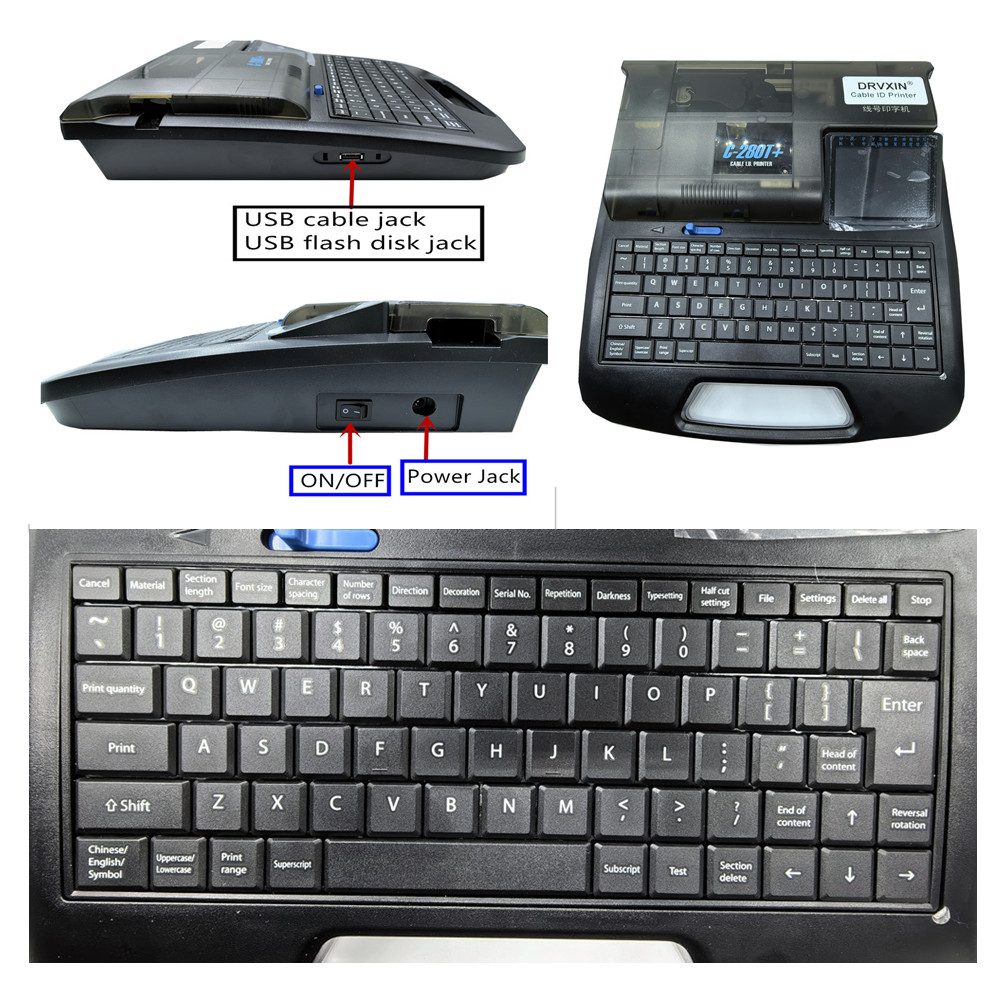Commercial Printing Inc - حامل الشريط + الأنبوب طابعة أنبوبية