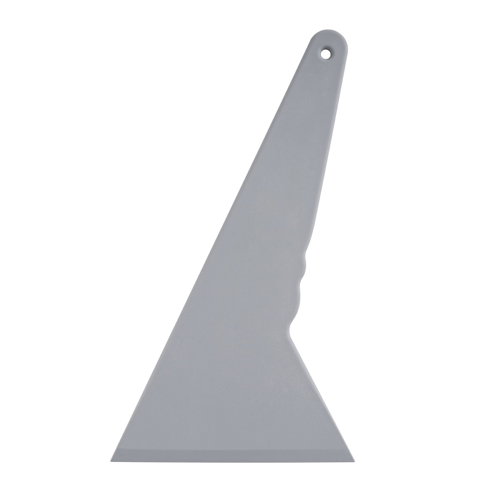 Screen Printing Squeegee - مكشطة مثلثة بمقبض بلاستيكي رمادي لتظليل