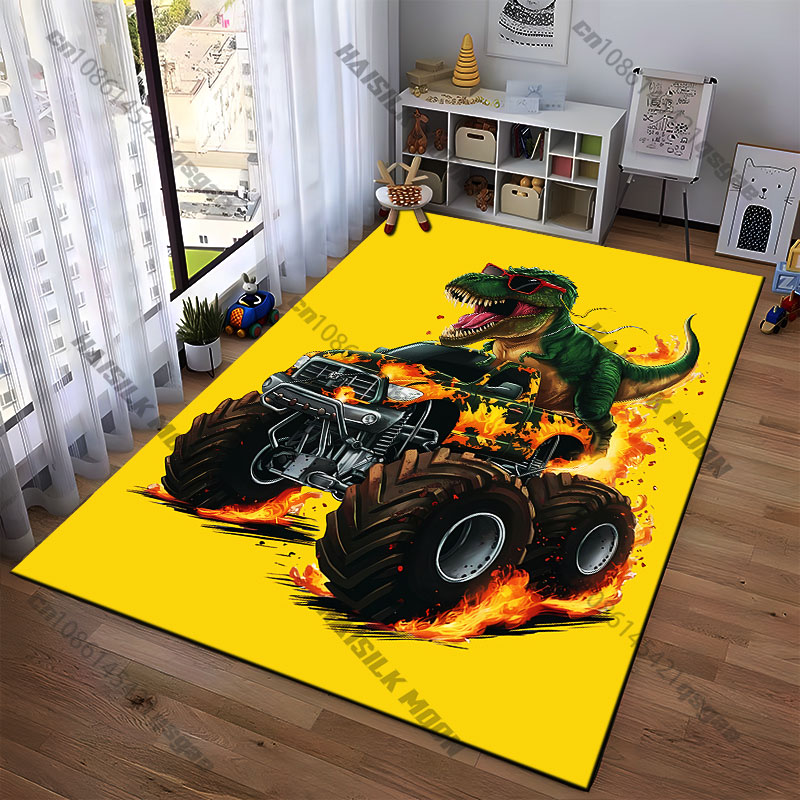 سجادة مطبوعة بتصميم ديناصور يق - مراجعة Printing Commercial Drive وسعره