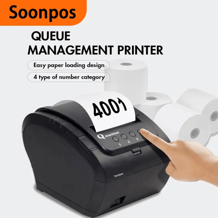 طابعة أرقام انتظار حرارية Soon - مراجعة Commercial Printing Inc وسعره