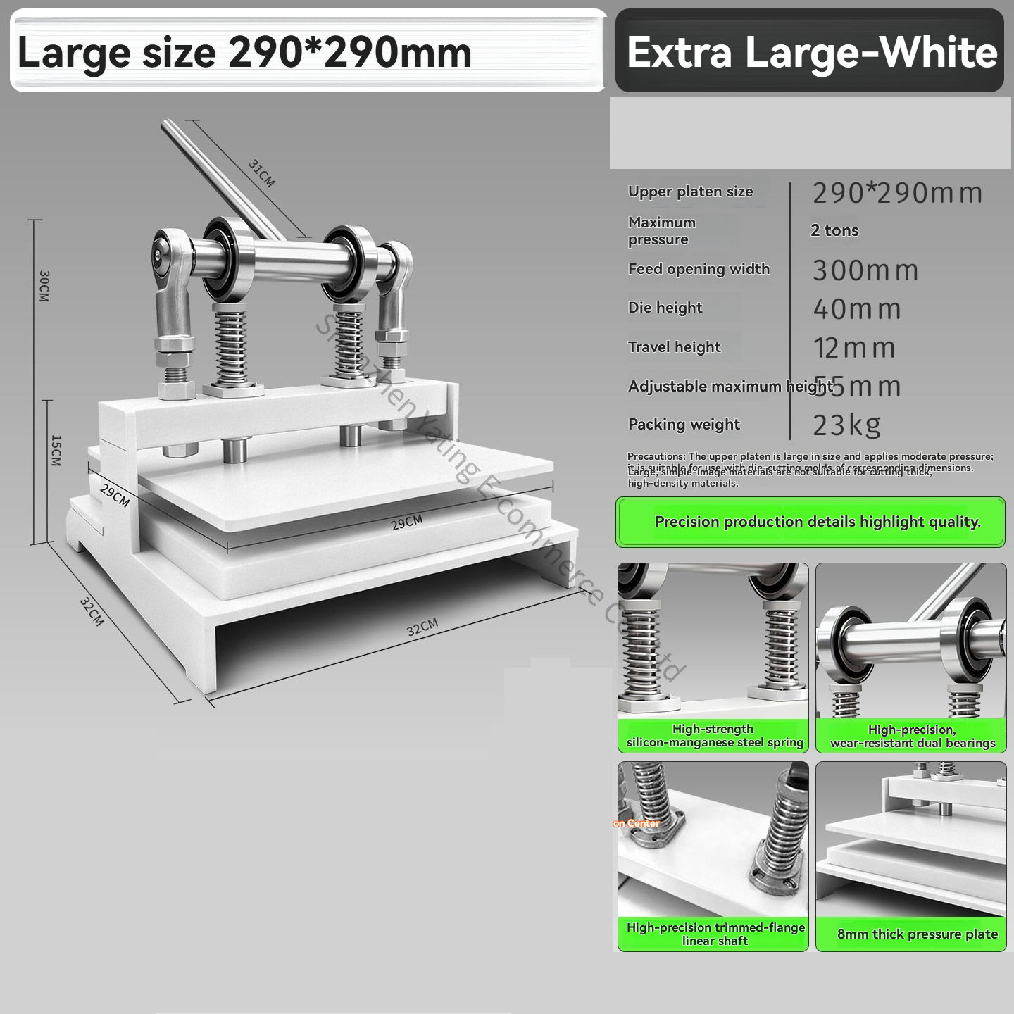 آلة قطع يدوية 290X290 للاستخدا - مراجعة Die Cutting Machine وسعره