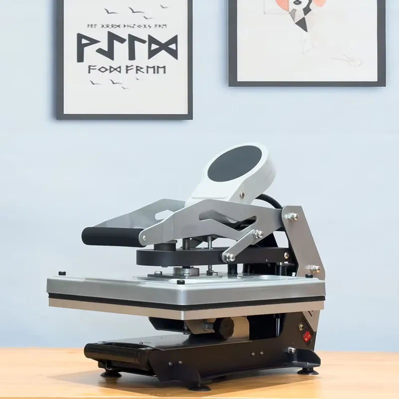 ماكينة طباعة حرارية نصف أوتوما - مراجعة Heat Press Machine وسعره