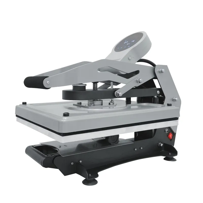 ماكينة طباعة حرارية نصف أوتوما - مراجعة Heat Press Machine وسعره