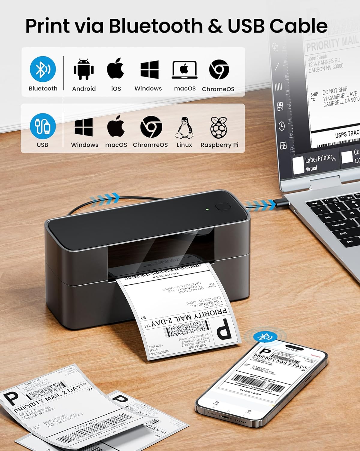طابعة ملصقات الشحن من لابلايف، - مراجعة Commercial Printing Inc وسعره