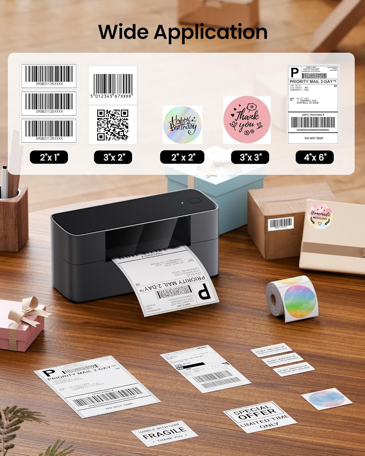 طابعة ملصقات الشحن من لابلايف، - مراجعة Commercial Printing Inc وسعره