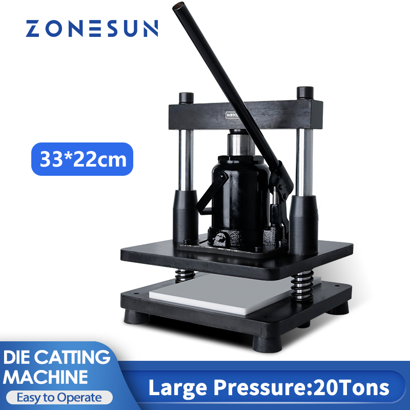 آلة قطع الجلد الهيدروليكية ZON - مراجعة Die Cutting Machine وسعره
