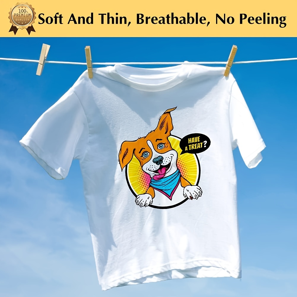 ورق نقل الحرارة بحجم A4 للنسيج - مراجعة Printable Heat Transfer Vinyl وسعره