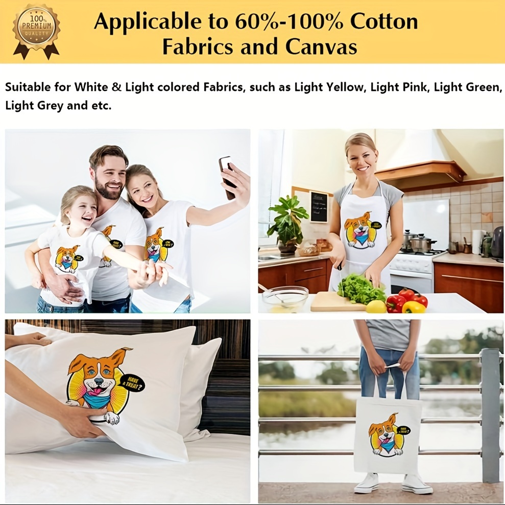 ورق نقل الحرارة بحجم A4 للنسيج - مراجعة Printable Heat Transfer Vinyl وسعره