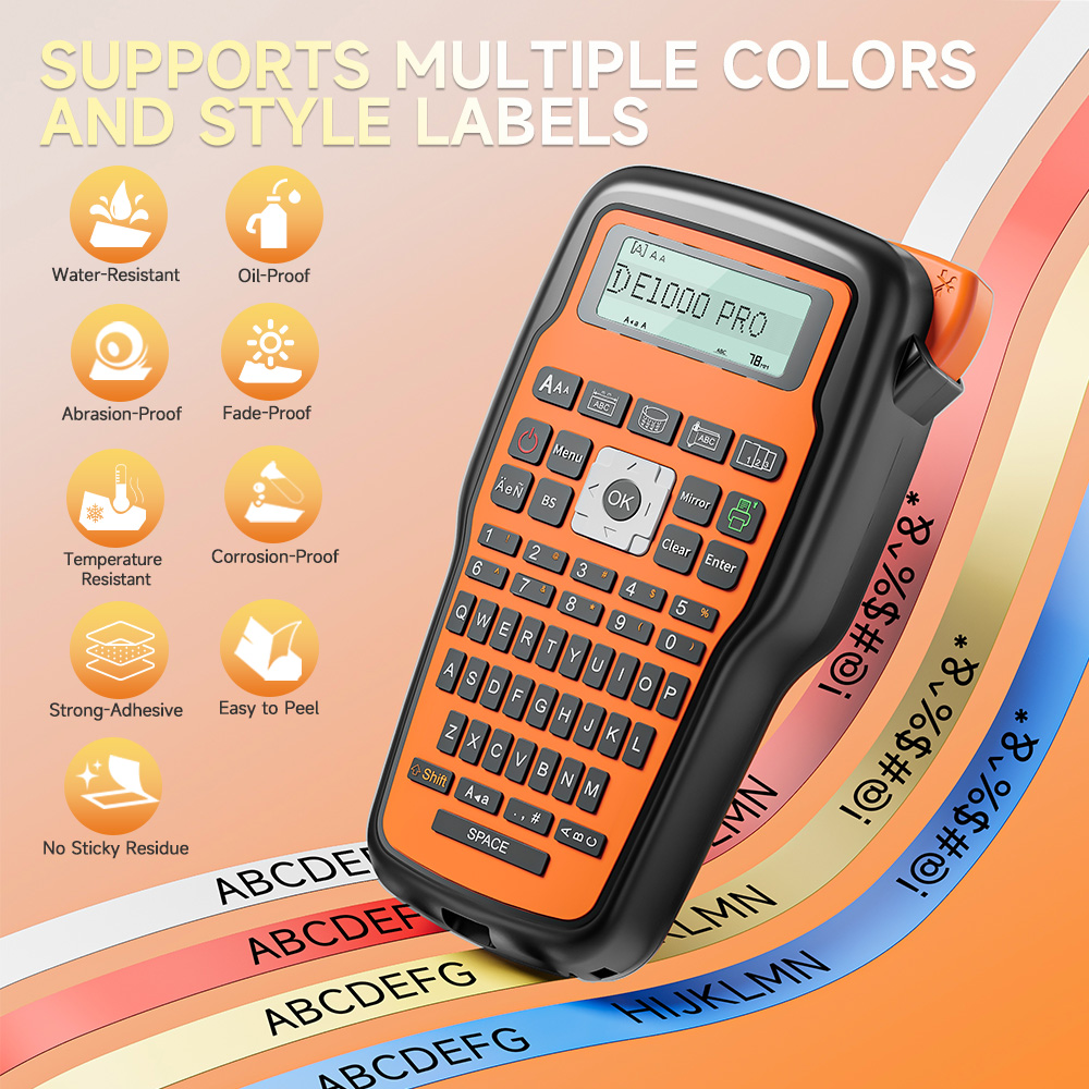 طابعة ملصقات E1000 بلوحة مفاتي - مراجعة Commercial Printing Inc وسعره