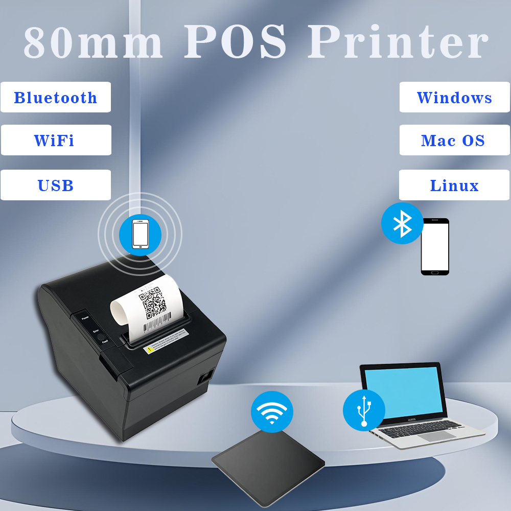 طابعة حرارية 80 مم للإيصالات و - مراجعة Commercial Printing Machine For Sale وسعره