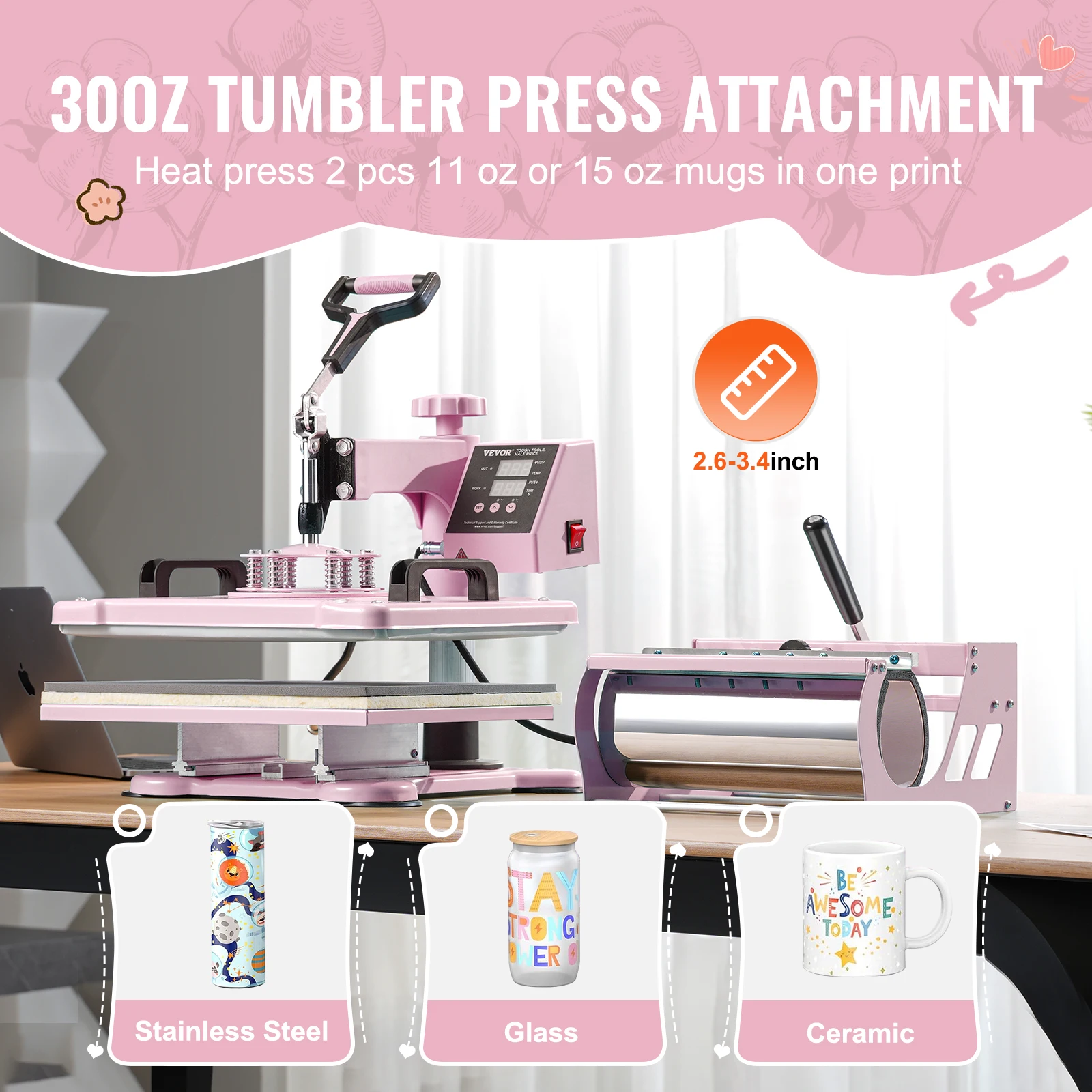 ماكينة ضغط حراري SucceBuy مقاس - مراجعة Heat Press Machine وسعره